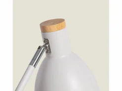 Ledkia Lámpara Flexo Escritorio Metal Luxo Blanco Outlet