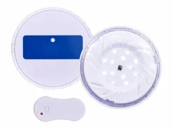 Lámpara LED sumergible flotante piscina mando distancia ES465567 Blanco Clearance