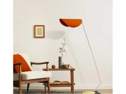 TOSEL Lámpara para Escritorio ,metal,-,A174xD33xP70cm Naranja