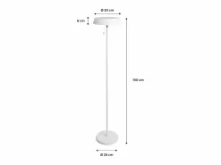 Sweeek Lámpara solar led exterior, 150cm Blanco Discount