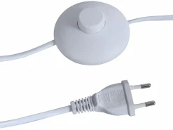 OZAIA Lámpara étnica de hierro y ratán natural - Alt. 177 cm - PARNAIBA Color natural claro / Blanco Sale