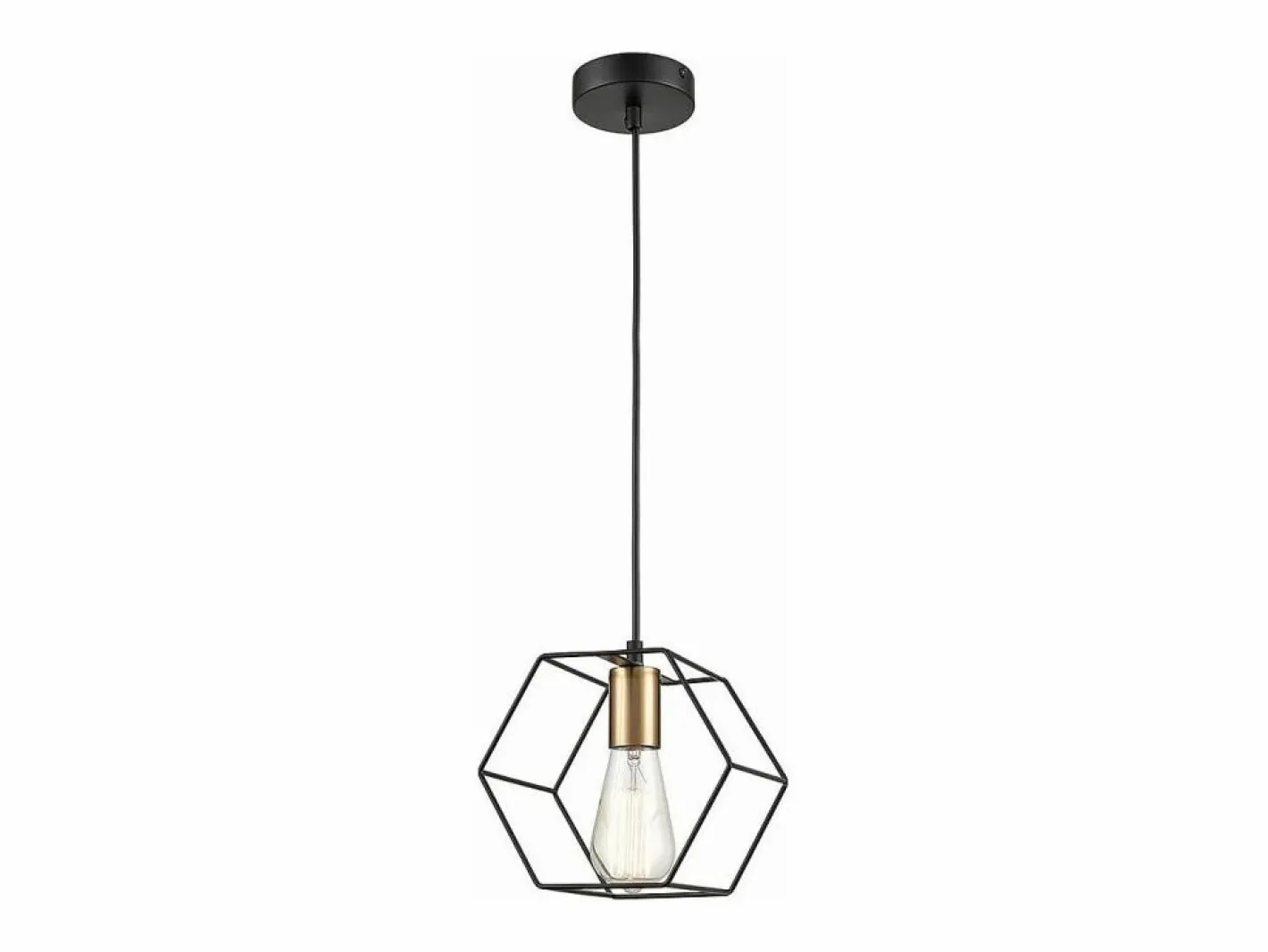 Lámpara Toolight App1131-1Cp Black Gold Negro Outlet