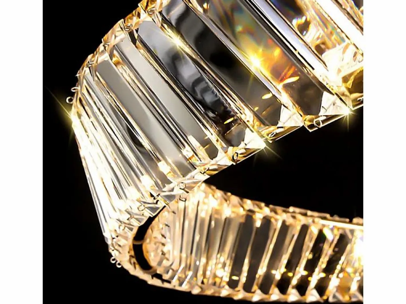 Lámpara Toolight App1201-Cp Cristal 50Cm Gold Dorado Hot