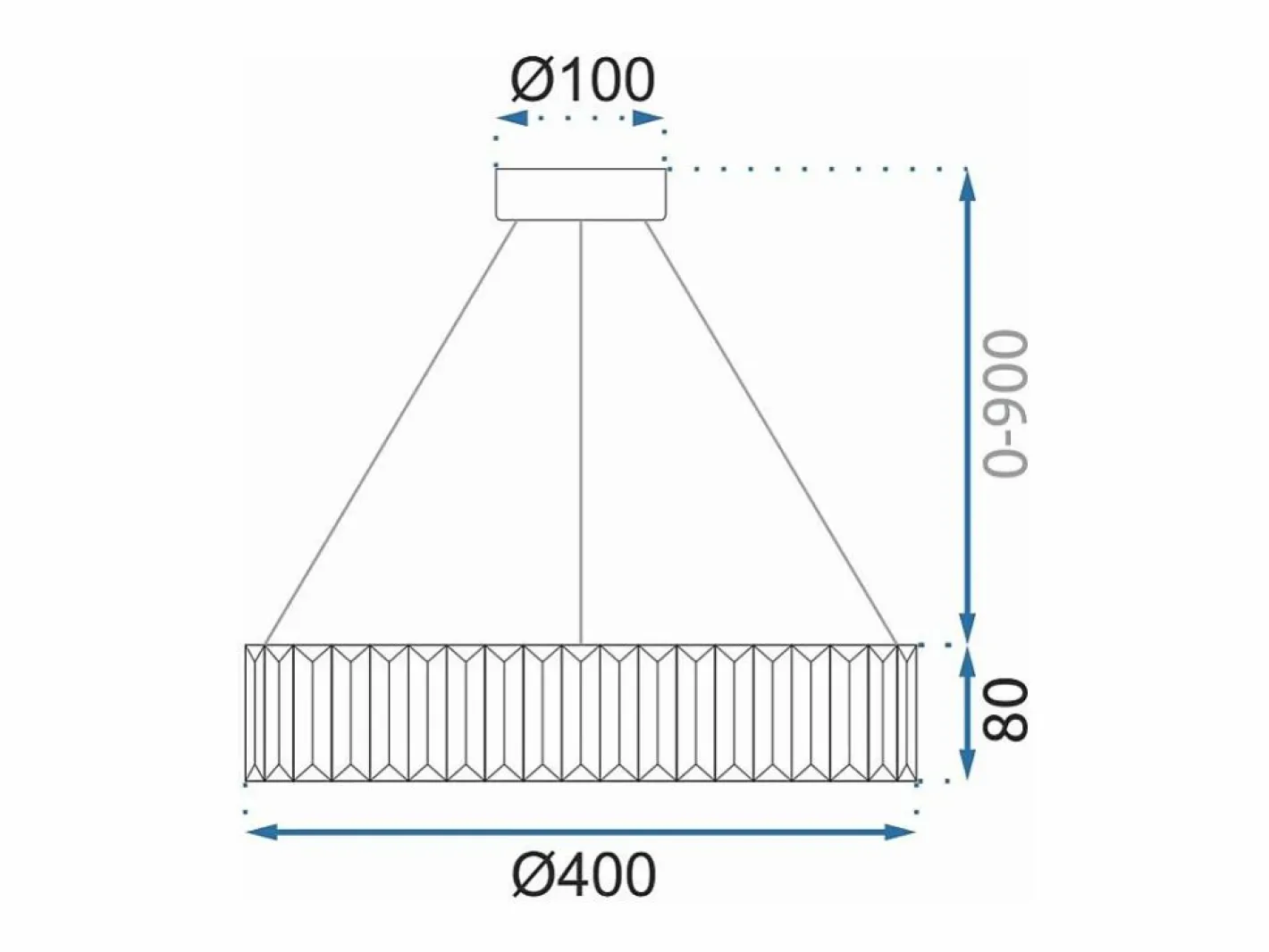 Lámpara Toolight App982-Cp Transparent^ Online