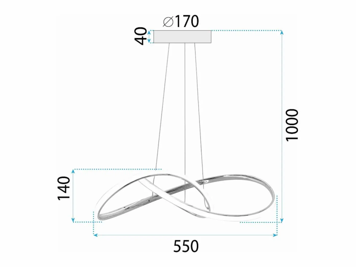 Lámpara Toolight Led App1601-Cp Gold^