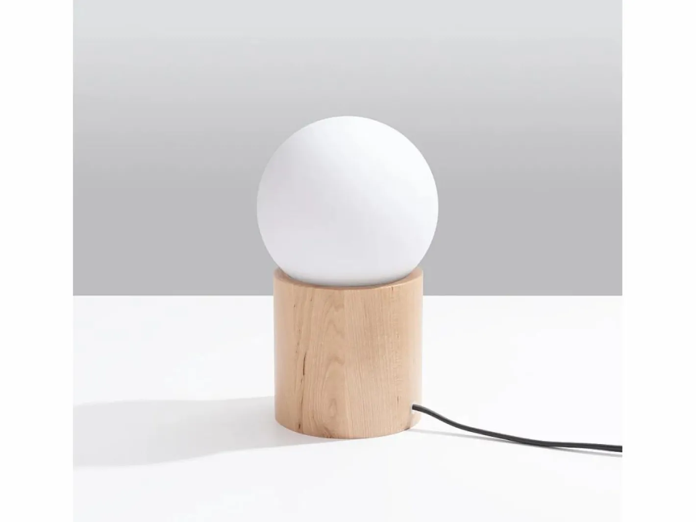 Sollux Lighting Lámpara De Escritorio|Lámparas De Escritorio Boomo Moderno De Madera - 1 Fuentes Luminosas - L.12 X A.21 Cm - Madera Natural