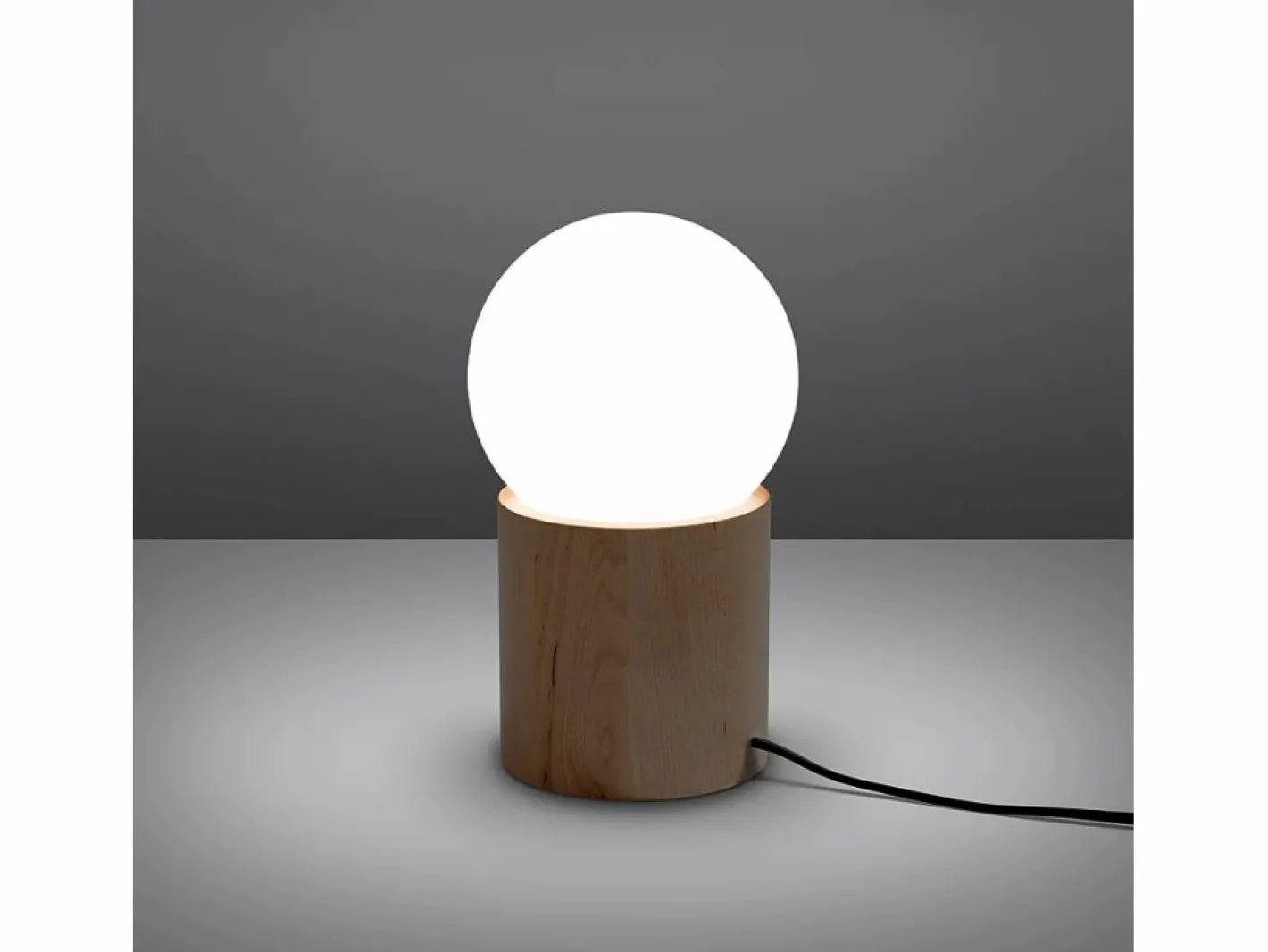 Sollux Lighting Lámpara De Escritorio|Lámparas De Escritorio Boomo Moderno De Madera - 1 Fuentes Luminosas - L.12 X A.21 Cm - Madera Natural