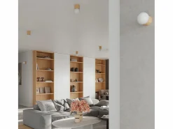 Sollux Lighting Lámpara De Escritorio|Lámparas De Escritorio Boomo Moderno De Madera - 1 Fuentes Luminosas - L.12 X A.21 Cm - Madera Natural