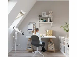 Sollux Lighting Lámparas de escritorio Briix moderno de acero - 1 fuentes luminosas 3000K - L.14,5 x A.43 cm - Blanco