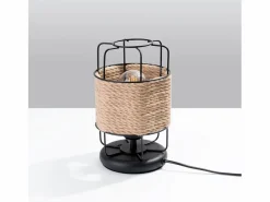 Sollux Lighting Lámparas De Escritorio Gizur Industrial De Cable De Acero - 1 Fuentes Luminosas - L.15 X A.25 Cm - /Cordón Negro Outlet