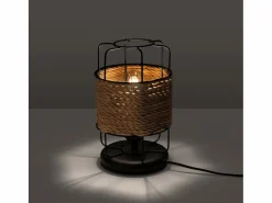 Sollux Lighting Lámparas De Escritorio Gizur Industrial De Cable De Acero - 1 Fuentes Luminosas - L.15 X A.25 Cm - /Cordón Negro Outlet