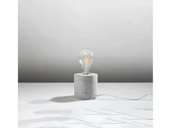 Sollux Lighting Lámparas de escritorio Nalvado industrial de concreto - 1 fuentes luminosas 3000K - L.10 x A.10 cm - Gris Clearance