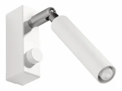 Sollux Lighting Lámparas de pared Astix moderno de aluminio - 1 fuentes luminosas 4000K - L.3 x A.20 cm - Blanco Best