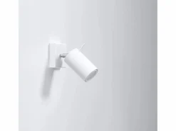 Sollux Lighting Lámparas de pared Briix moderno de acero - 1 fuentes luminosas 3000K - L.8 x A.16 cm - Blanco