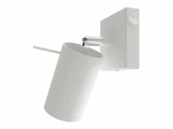 Sollux Lighting Lámparas de pared Briix moderno de acero - 1 fuentes luminosas 3000K - L.8 x A.16 cm - Blanco