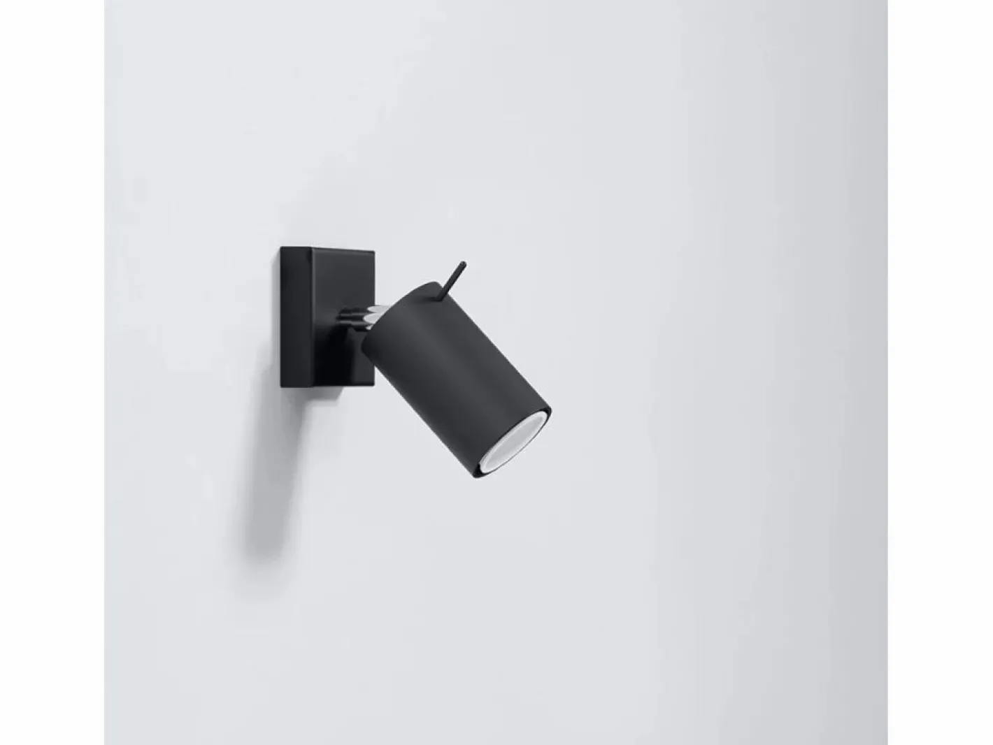 Sollux Lighting Lámparas de pared Briix moderno de acero - 1 fuentes luminosas 3000K - L.8 x A.16 cm - Negro Clearance