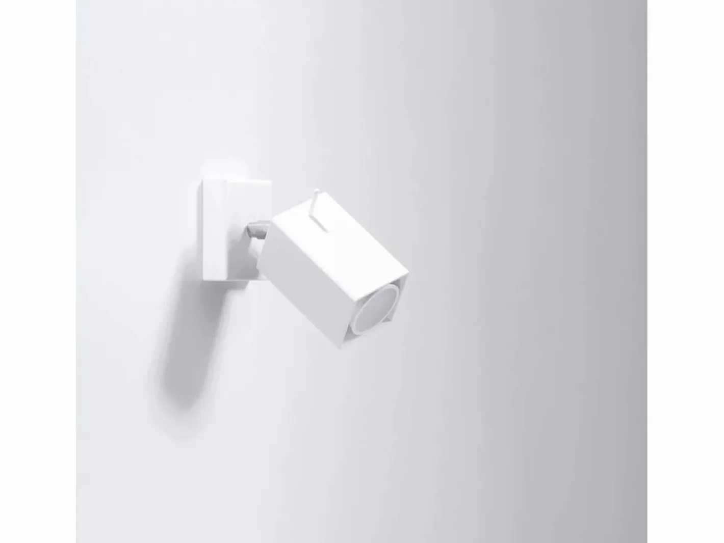Sollux Lighting Lámparas de pared Briow moderno de acero - 1 fuentes luminosas 3000K - L.8 x A.8 cm - Blanco Outlet