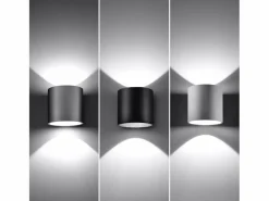 Lámparas de pared Celeris moderno de aluminio - 1 fuentes luminosas 4000K - L.10 x A.10 cm -^Sollux Lighting Sale