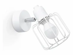 Sollux Lighting Aplique Para Pared|Lámparas de pared Celubi moderno de acero - 1 fuentes luminosas 3000K - L.14 x A.18 cm -
