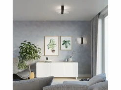 Sollux Lighting Lámparas de pared Ignis escandinavo de madera/vidrio - 1 fuentes luminosas 4000K - L.43 x A.30 cm - wengué Beige Online