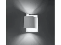 Lámparas de pared Influx industrial de acero - 1 fuentes luminosas 4000K - L.22 x A.23 cm -^Sollux Lighting Best
