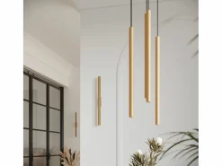 Sollux Lighting Lámparas De Pared Pastelo Moderno De Acero - 2 Fuentes Luminosas - L.2,5 X A.50 Cm - Dorado Hot