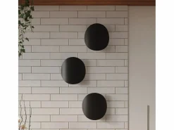 Lámparas de pared Perceptix moderno de acero - 2 fuentes luminosas 3000K - L.25 x A.29 cm -^Sollux Lighting Online