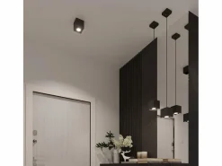 Sollux Lighting Aplique Para Pared|Lámparas de pared Quadx moderno de aluminio - 1 fuentes luminosas 3000K - L.10 x A.10 cm -