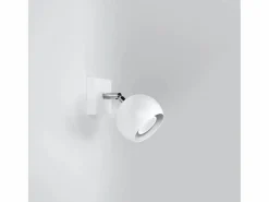 Lámparas de pared Rayis moderno de acero - 1 fuentes luminosas 3000K - L.10 x A.10 cm -^Sollux Lighting Discount