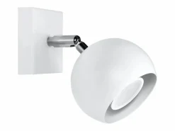 Lámparas de pared Rayis moderno de acero - 1 fuentes luminosas 3000K - L.10 x A.10 cm -^Sollux Lighting Discount