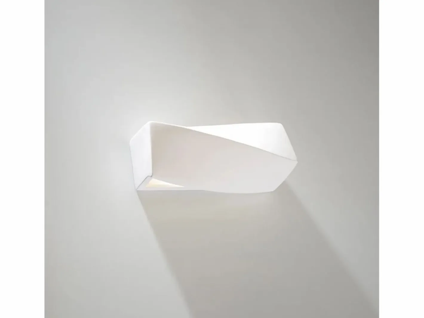 Sollux Lighting Aplique Para Pared|Lámparas de pared Sigmonix mini moderno de cerámica/vidrio - 1 fuentes luminosas 3000K - L.35 x A.12 cm -