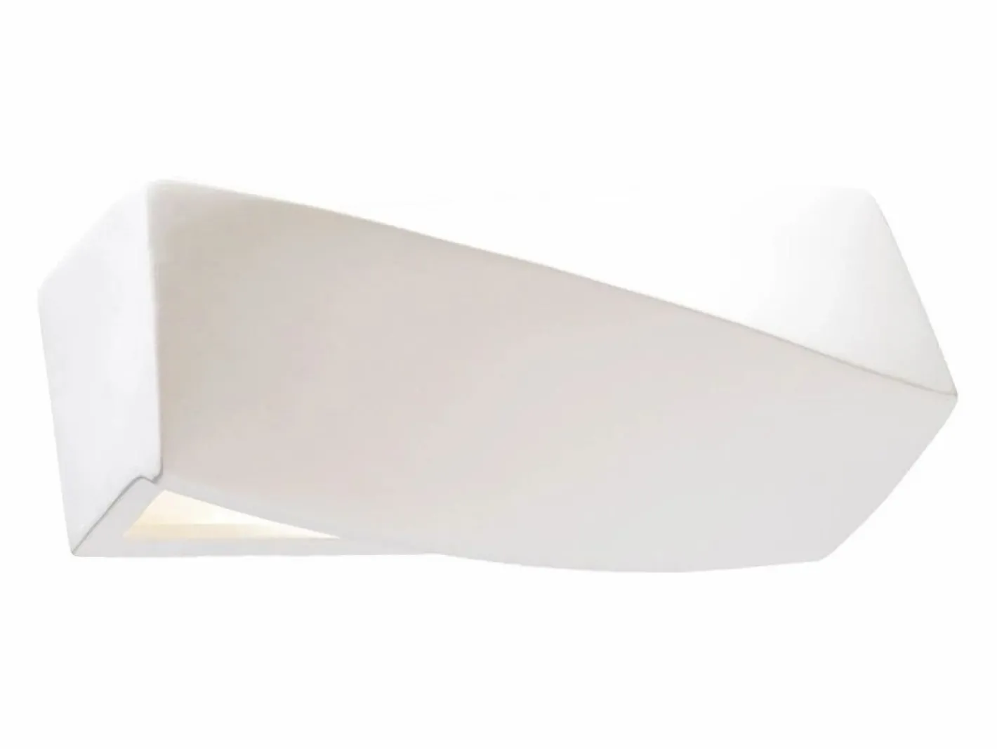 Sollux Lighting Aplique Para Pared|Lámparas de pared Sigmonix mini moderno de cerámica/vidrio - 1 fuentes luminosas 3000K - L.35 x A.12 cm -