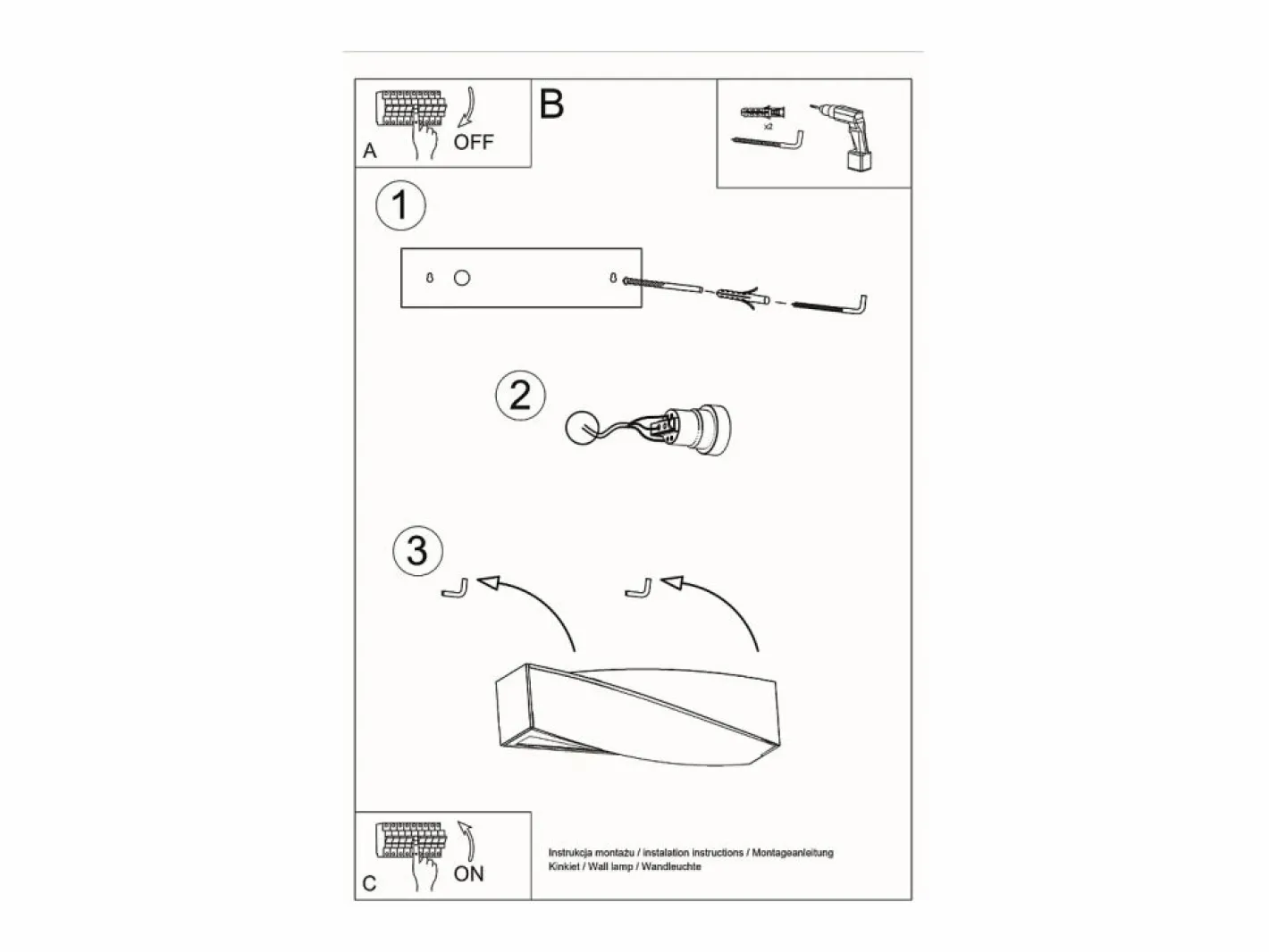 Sollux Lighting Aplique Para Pared|Lámparas de pared Sigmonix mini moderno de cerámica/vidrio - 1 fuentes luminosas 3000K - L.35 x A.12 cm -