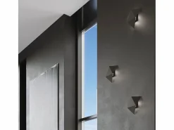Sollux Lighting Aplique Para Pared|Lámparas de pared Solara moderno de acero - 2 fuentes luminosas 4000K - L.27 x A.25 cm -