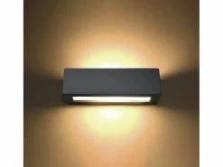 Sollux Lighting Lámparas de pared Solara moderno de cerámica/vidrio - 1 fuentes luminosas 4000K - L.32,5 x A.9,5 cm - Gris Outlet