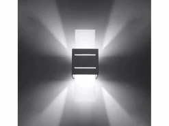 Lámparas de pared Solenix moderno de aluminio/vidrio - 1 fuentes luminosas 3000K - L.10 x A.30 cm -^Sollux Lighting Online