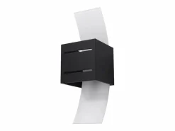 Sollux Lighting Aplique Para Pared|Lámparas de pared Solenix moderno de aluminio/vidrio - 1 fuentes luminosas 4000K - L.10 x A.30 cm -