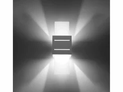 Lámparas de pared Solenix moderno de aluminio/vidrio - 1 fuentes luminosas 4000K - L.10 x A.30 cm -^Sollux Lighting Sale