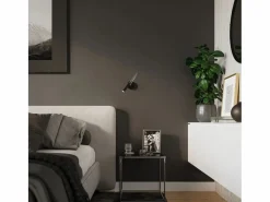 Sollux Lighting Lámparas de pared Xilar moderno de acero - 1 fuentes luminosas 3000K - L.8 x A.52 cm - Negro Sale