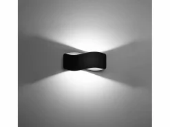 Sollux Lighting Lámparas de pared Zanila moderno de acero - 1 fuentes luminosas 4000K - L.30 x A.13 cm - Negro Online