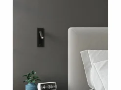 Sollux Lighting Lámparas de pared Zarenex moderno de acero - 1 fuentes luminosas 4000K - L.6,5 x A.20 cm - Negro