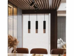 Sollux Lighting Lámparas de pared Zarpex moderno de acero - 2 fuentes luminosas 4000K - L.6 x A.29 cm - /cobre Negro New