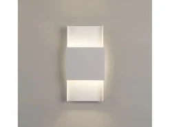 Sollux Lighting Plafón|Lámparas de pared Zelfon moderno de acero - 2 fuentes luminosas 4000K - L.20 x A.40 cm -
