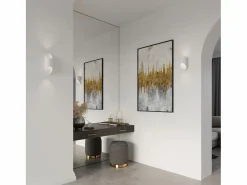 Sollux Lighting Aplique Para Pared|Lámparas de pared Zitiex moderno de aluminio - 1 fuentes luminosas 4000K - L.10 x A.20 cm -