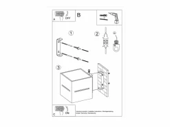 Sollux Lighting Lámparas de pared Zorbo moderno de aluminio - 1 fuentes luminosas 4000K - L.10 x A.10 cm - Gris Best