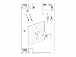 Sollux Lighting Lámparas de pared Zxina industrial de concreto - 1 fuentes luminosas 4000K - L.10 x A.10 cm - Gris Best