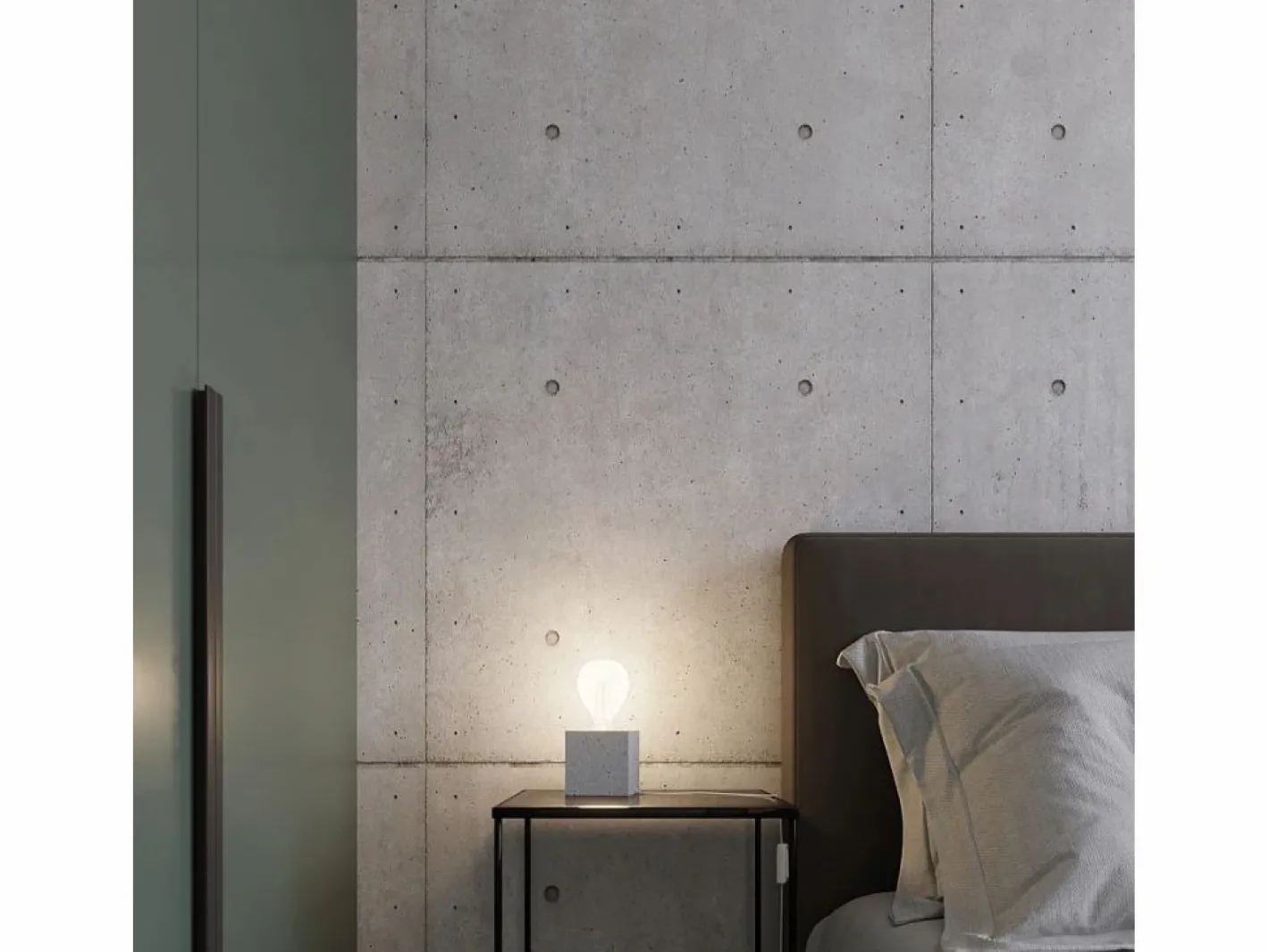 Sollux Lighting Lámparas de pared Zxina industrial de concreto - 1 fuentes luminosas 4000K - L.10 x A.10 cm - Gris Best