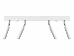 Sollux Lighting Plafón|Lámparas de techo Astix moderno de aluminio - 4 fuentes luminosas 3000K - L.60 x A.20 cm -