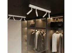 Sollux Lighting Plafón|Lámparas de techo Astix moderno de aluminio - 4 fuentes luminosas 3000K - L.60 x A.20 cm -