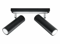 Sollux Lighting Lámparas de techo Invicta moderno de acero - 2 fuentes luminosas 4000K - L.30 x A.20 cm - Negro Discount